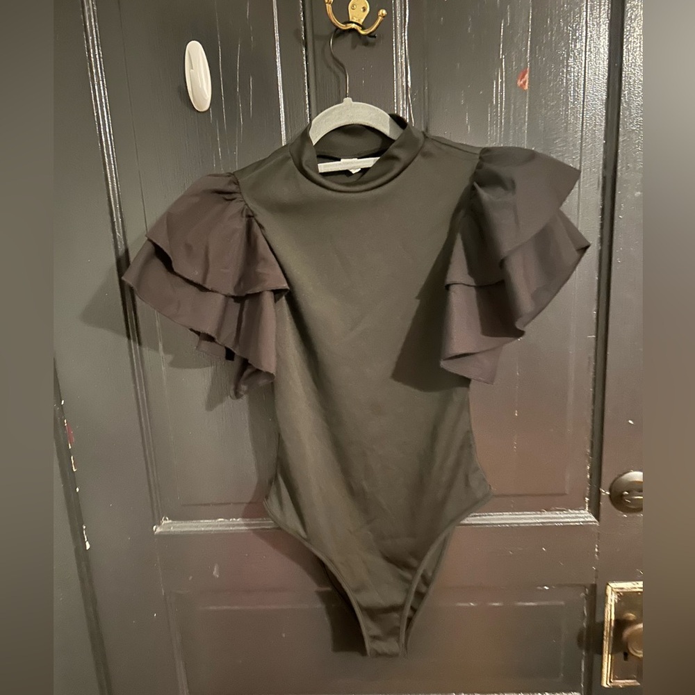 Black business professional bodysuit